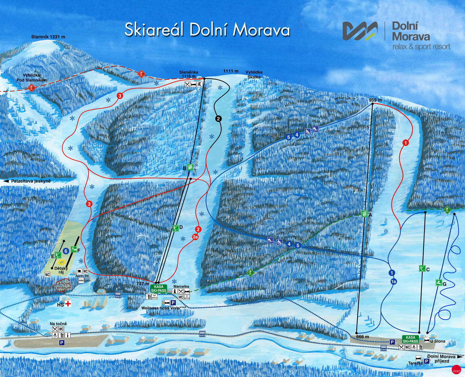 Ski resort Dolní Morava – lyžařské středisko
